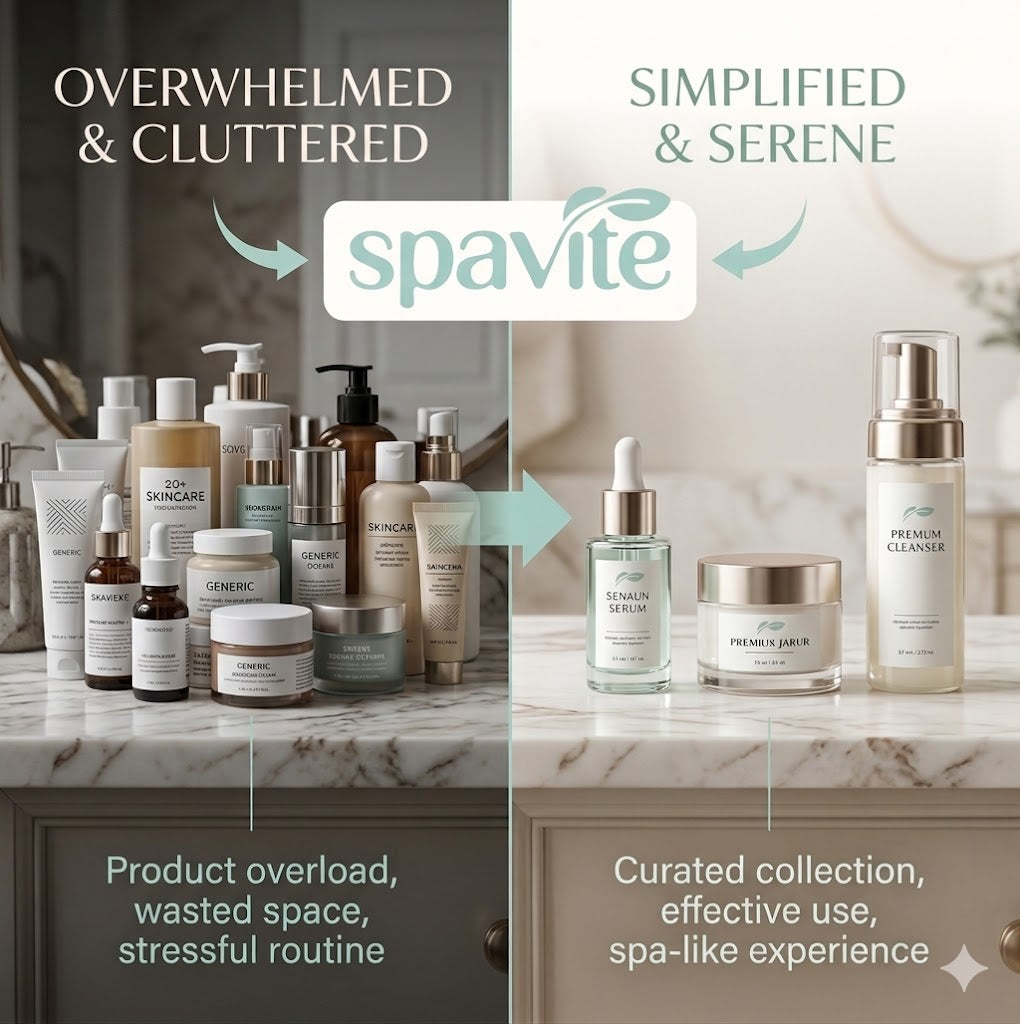 Die 3-Produkte-Regel: Hautpflege-Minimalismus | Spavite