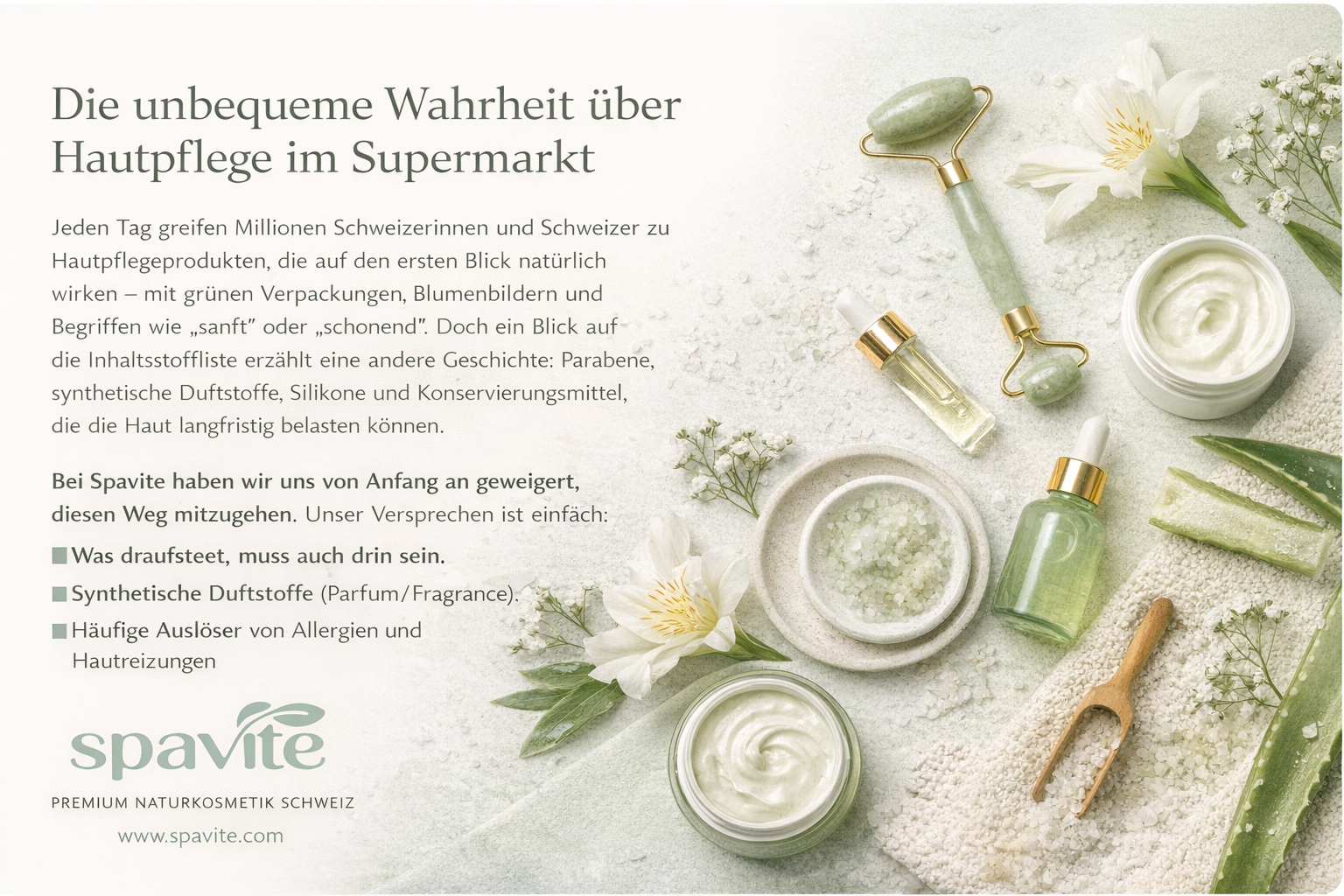 Naturkosmetik Schweiz: Warum echte Inhaltsstoffe wichtiger sind als schöne Verpackungen