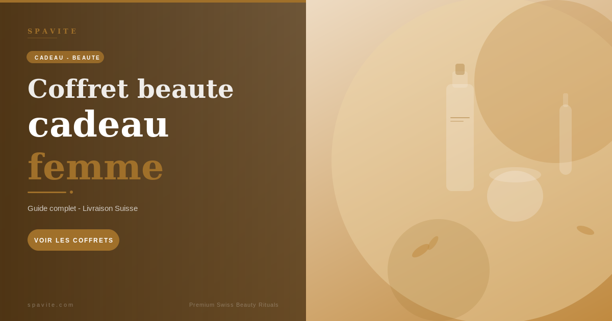 Coffret beauté cadeau femme Suisse – Guide des meilleurs coffrets spa