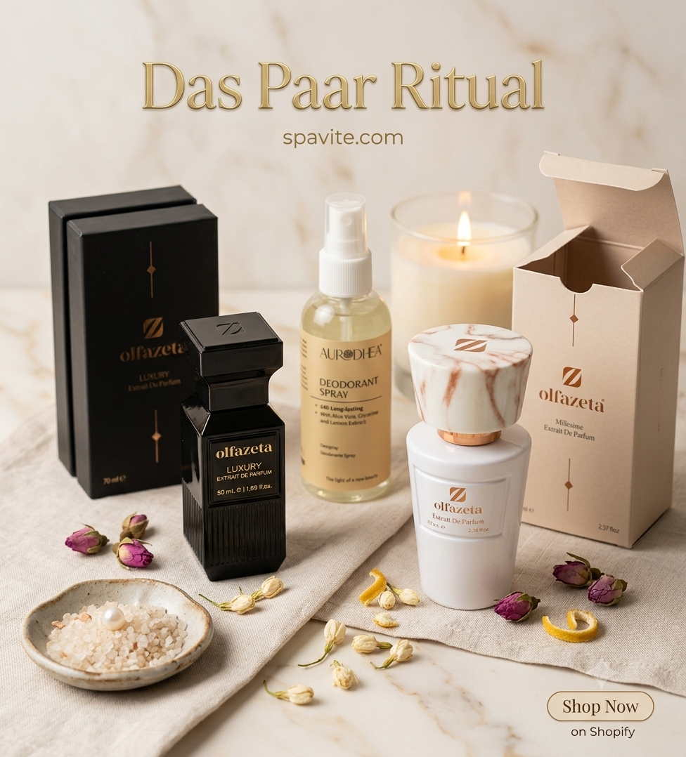 Das Paar Ritual – Damen Parfum 70ml + Herren Parfum 50ml + 2 Deodorant Spray | Spavite Schweiz