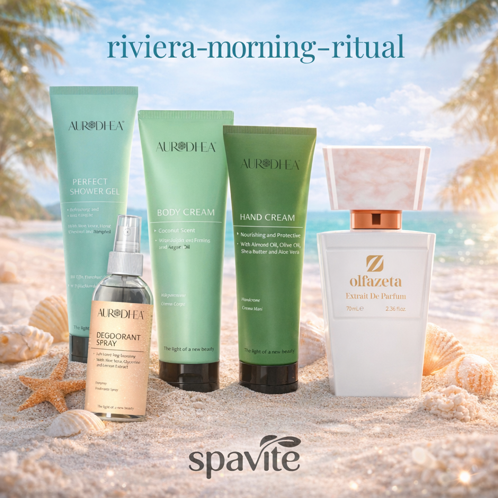 riviera-morning-ritual-box – Luxus Pflege-Set für Damen | Mittelmeer Parfum & Fresh Body Care
