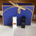 Il Duo Siciliano Parfum-Duo – echtes Foto des gelieferten Sets, weisser und schwarzer 50 ml Extrait de Parfum Flakon in Geschenkbox mit goldener Schleife | Spavite Schweiz